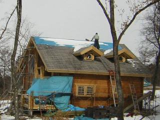 ▲屋根の仕上げと外部の塗装です！